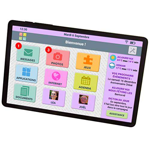 FACILOTAB L Galaxy - Tablet simplificada (Wi-Fi/4G