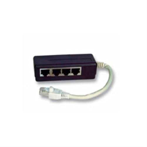 Microconnect MPK440 Adaptador de Cable RJ45 4xRJ45 Negro