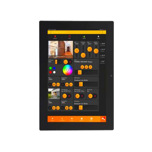 Lupus - Pantalla PoE Smarthome de 10 Pulgadas, Tableta Smarthome de Montaje en Pared empotrada