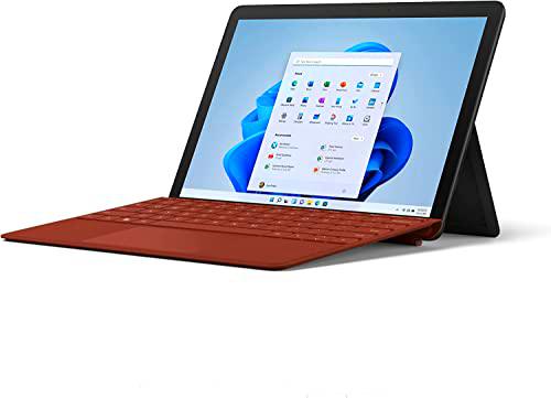 Microsoft Surface Go 3 Intel Pentium Gold | 8GB RAM | 128GB SSD + Funda Teclado Rojo Amapola